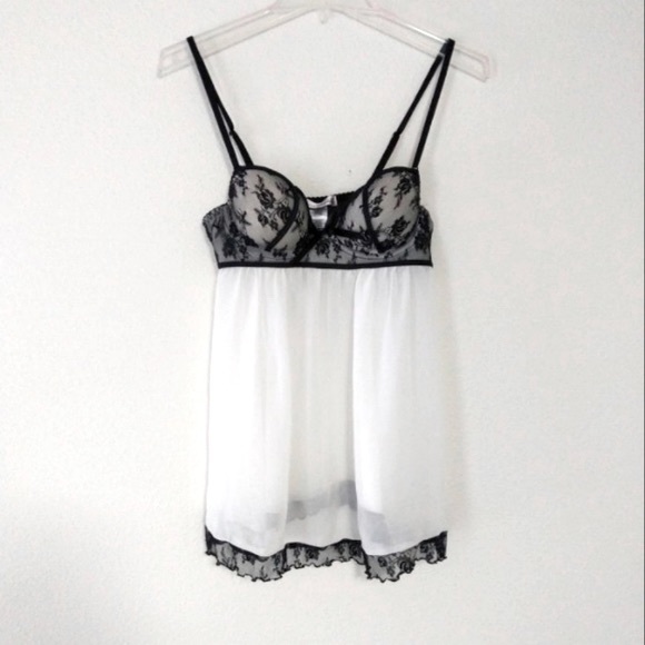 Linea Donatella Babydoll Chemise top only, Size M - Picture 9 of 11